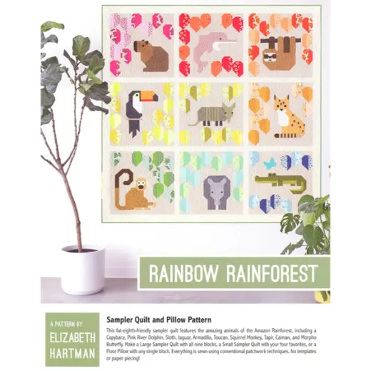 Elizabeth Hartman Patterns - Rainbow Rainforest